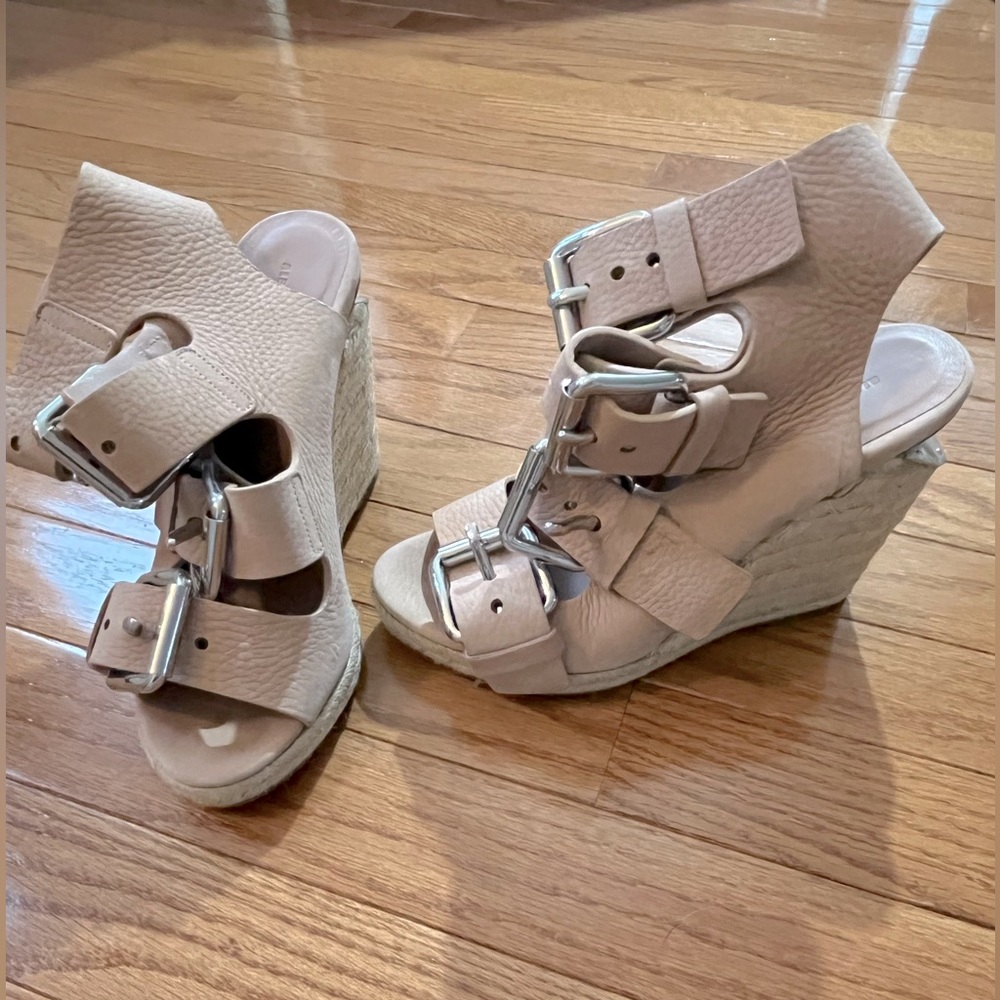 Alexander Wang Buckle Wedges in Pink Size 36 or US 5
